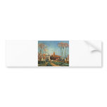 Camille Pissarro  Entrance to Voisins Village 1872 Bumper Sticker