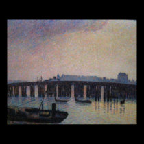 Camille Pissarro - Old Chelsea Bridge 1871 London posters