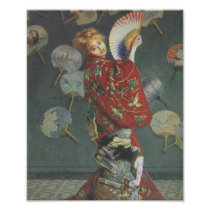 Camille with Japanese Kimono and Fan Photo Art