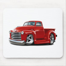 Camion 1950-52 de rouge de Chevy Tapis De Souris