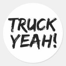 Camion ouais autocollants