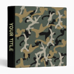 Camo 3 Ring Binders