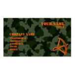 Camo Archery Business Card Template