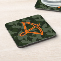 Camo Archery Drink Coaster