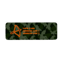 Camo Archery Labels