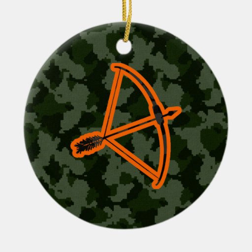 camo archery double sided ceramic round christmas ornament camo archery double sided ceramic round christmas ornament