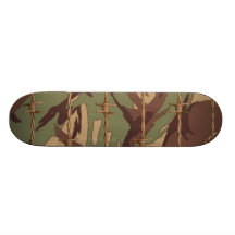 Camo Barbwire Skateboard