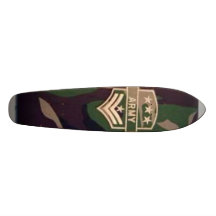 Camo-Bettie-armée-habillement Skateboards Personnalisés