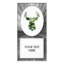 CAMO BUCK CUSTOM PHOTO CARD