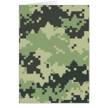 Camo Greeting Card