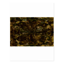 Camo Lover Petal Design Postcards