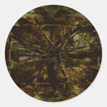 Camo Lover Petal Design Stickers