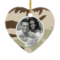 Camo Pattern and Dog Tags Ornaments