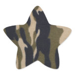 Camo Print Jungle Green/Black for Hunters Star Stickers