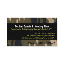 Camo Print Sportsman Hunting Outdoor Supplies Shop