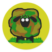 Camo Sheep Stickers