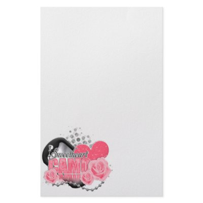 Camo Sweetheart Customized Stationery by hooah_designs