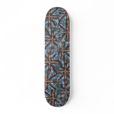 Camo Union Jack Skateboard Decks by BeelzebubDesign