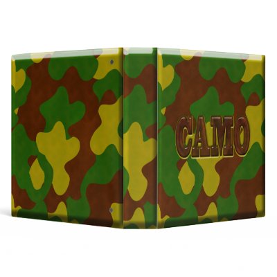 Camoflauge Binder by Jamlanddesigns