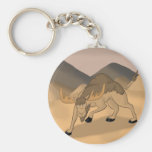 Camoose in Desert Keychain