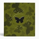 Camouflage Butterflies 3 Ring Binders