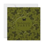 Camouflage Butterflies Personalized Invites