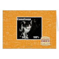 Camouflage Greeting Card