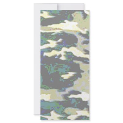 Camouflage Full Color Rack Card by Cool_Keds