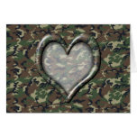 Camouflage Heart - Woodland