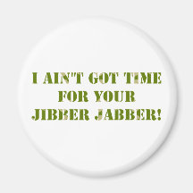 Camouflage Jibber Jabber Magnet