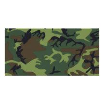 Camouflage Photo Cards