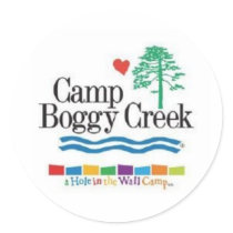 Camp Boggy Creek Round Sticker