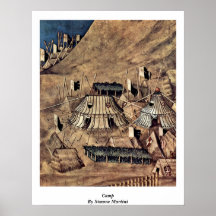 Camp By Simone Martini Posters