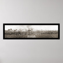 Camp Canfield Canton Photo 1917 Poster