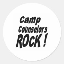 Camp Counsellors Rock! Sticker
