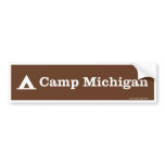 Camp Michigan Bumper Sticker