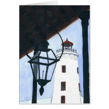Camp Street Lighthouse Greeting Card