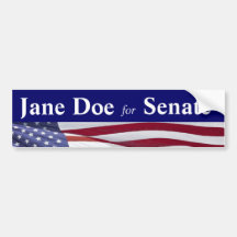 Campaign Bumper Sticker Template