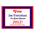 Campaign Candidate 2012 Calendar Card Business Card Template