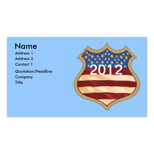 Campaign Shield Business Card