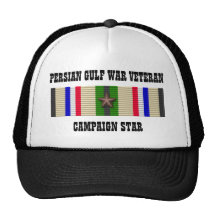 CAMPAIGN STAR / PERSIAN GULF WAR VETERAN HATS