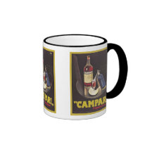 Campari L'Apertivo Vintage Liquor Label Mugs