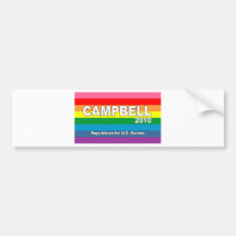 campbell2010lgbt bumper sticker