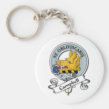 Campbell Clan Badge Key Chains