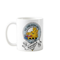 Campbell Clan Badge Coffee Mugs