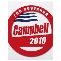 Campbell for Governor Full Color Flyer