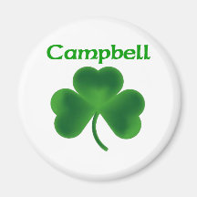 Campbell Shamrock Refrigerator Magnet
