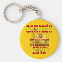 Campeón Del Mundo 2010 España futbol Key Chain