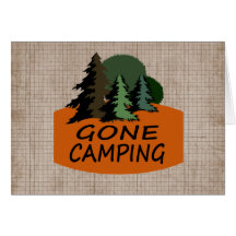 Camper allé cartes de vœux