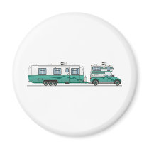 Camper Fridge Magnet